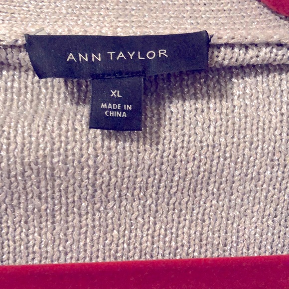 Ann Taylor Silver Cardigan - Picture 4 of 4